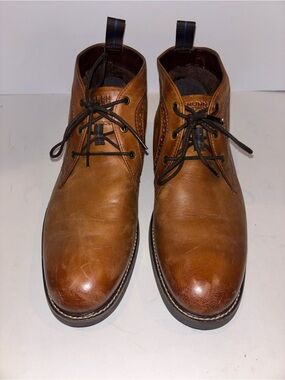 Nunn Bush Men's Brown Tan Leather Chukka Boots